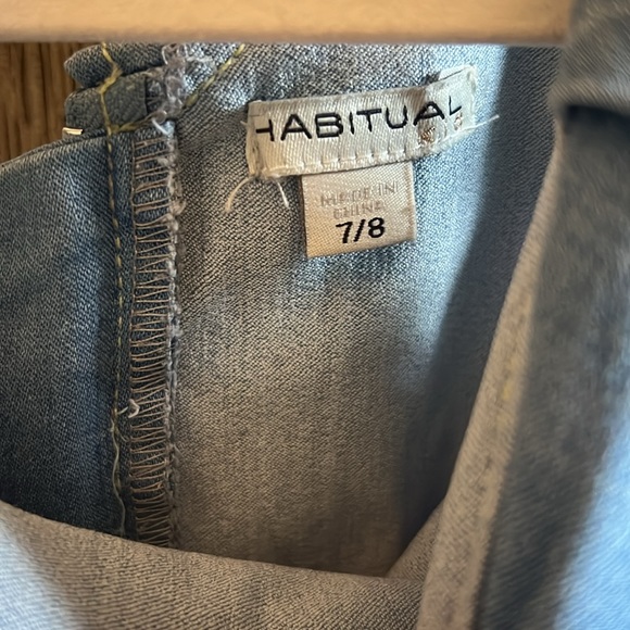 Habitual Jeans Shorts Dress in Size 7/8 - Picture 3 of 3